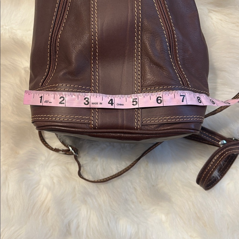 Italian Leather Backpack - Made in Italy - Picture 7 of 10